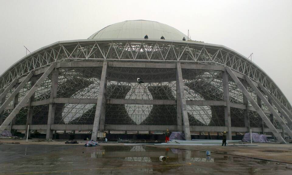 砀山温泉馆网架工程